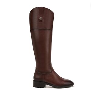 Sam Edelman Drina Brown Leather Knee High Rounded Toe  Riding Boots Sz 5  New